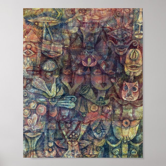 Strange Garden : Paul Klee 1923 Poster (Front)