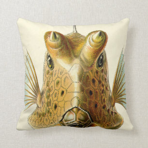 Strange Horned Fish Cushion