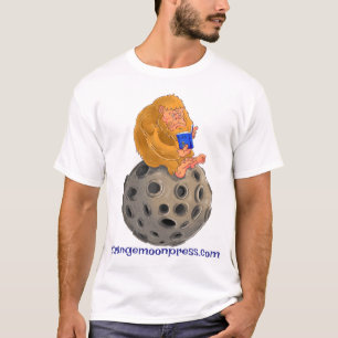 Strange Moon Press Bigfoot on the Moon  T-Shirt