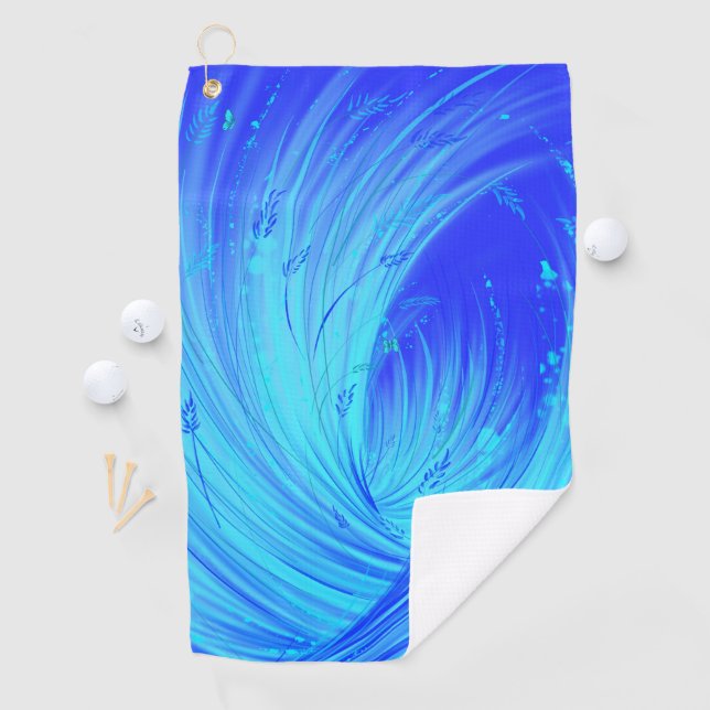 Strange ocean   golf towel (InSitu)