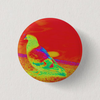 Strange Pigeon 3 Cm Round Badge
