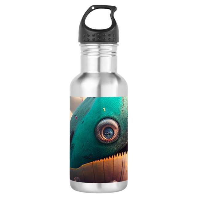 Strange Whale 532 Ml Water Bottle (Front)