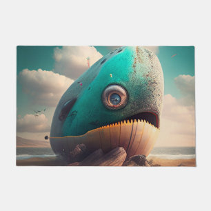 Strange Whale Doormat
