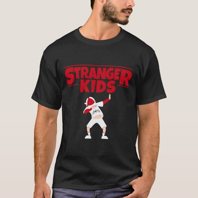 Stranger Kids Boys Girls Clothes Parody Things X-M T-Shirt (Front)