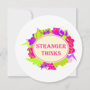 Stranger thinks quote in 80s tv show style