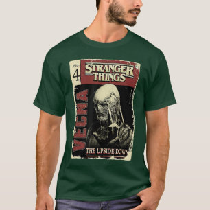 Strangerhings 4 Vecna Comic Book Cover friends T-Shirt