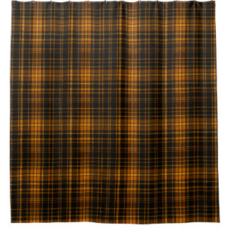 Strangers and Pilgrims Tartan Shower Curtain