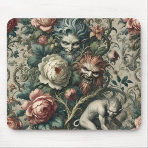 Strangers in the Park at Night – Gothic Victorian Mouse Pad