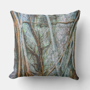 Strangler Fig Abstract Cushion
