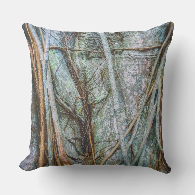 Strangler Fig Abstract Cushion (Front)