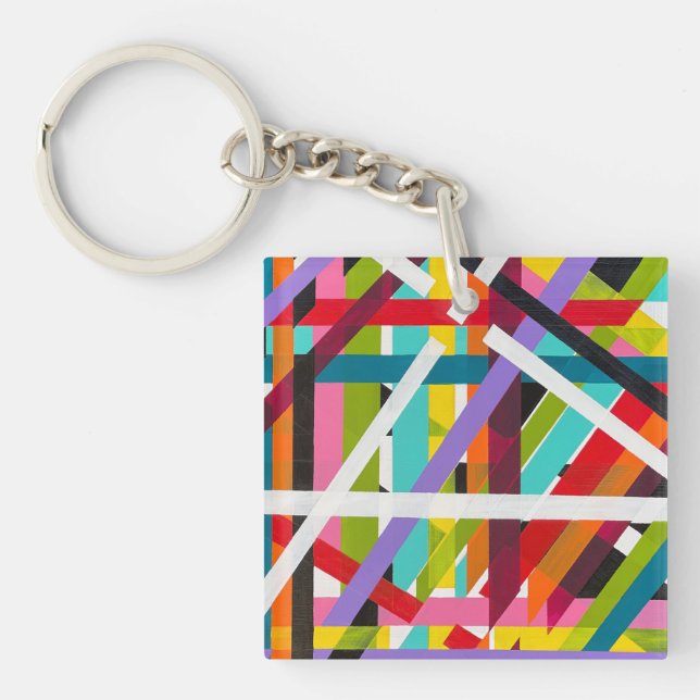 Strapped Acrylic Keychain (Front)