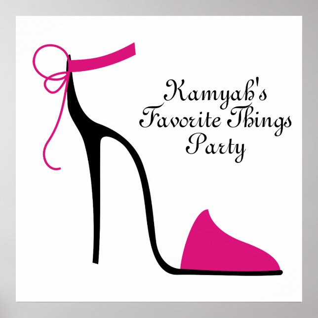 Strappy High Heel Party Poster (Front)