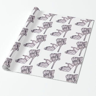 Strappy High Heel Wrapping Paper