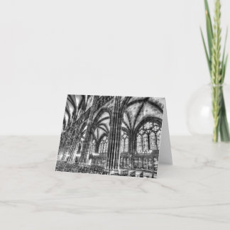 Strasbourg Cathedral Stained Glass Card