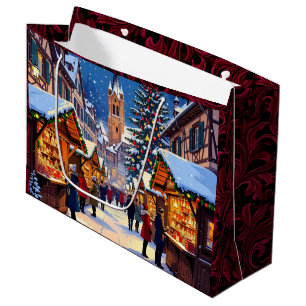 Strasbourg, France Christmas   Large Gift Bag