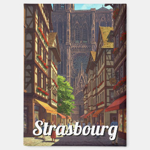 Strasbourg France Travel Magnet