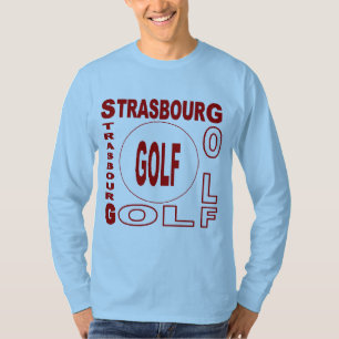 STRASBOURG GOLF Blue Basic T-shirt