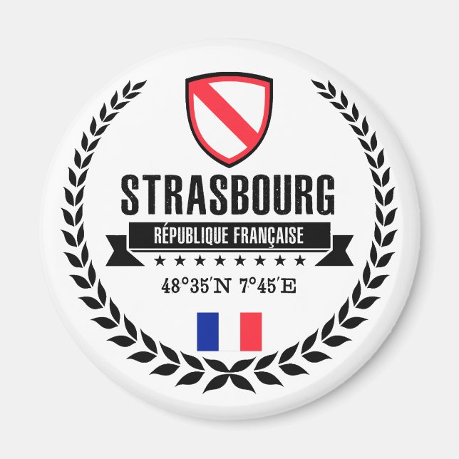 Strasbourg Magnet (Front)