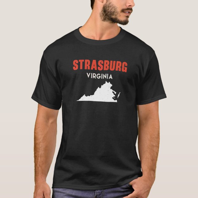 Strasburg Virginia USA State America Travel Virgin T-Shirt (Front)