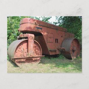 Straßenwalze Postcard