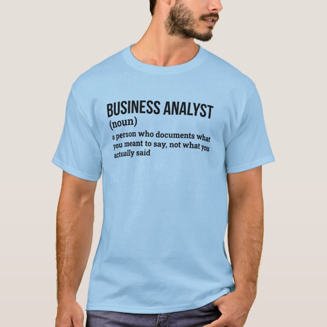 Strategic Analyst Definition Tee (Front)