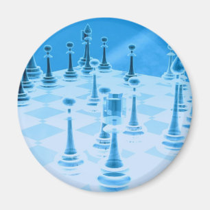 Strategic Chess Play Magnet