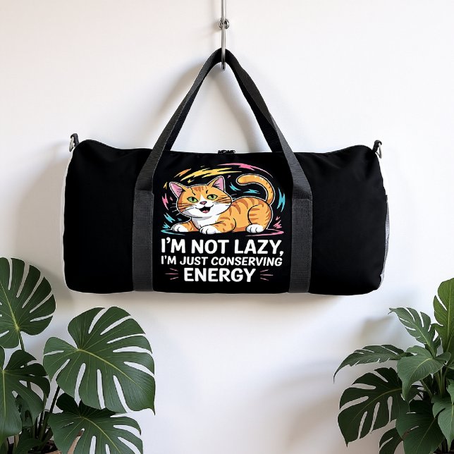 Strategic Energy Conservation Feline Duffle Bag (Creator Uploaded)