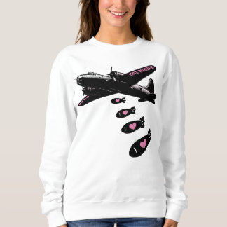 Strategic Love Bomber Pink Details Sweatshirt