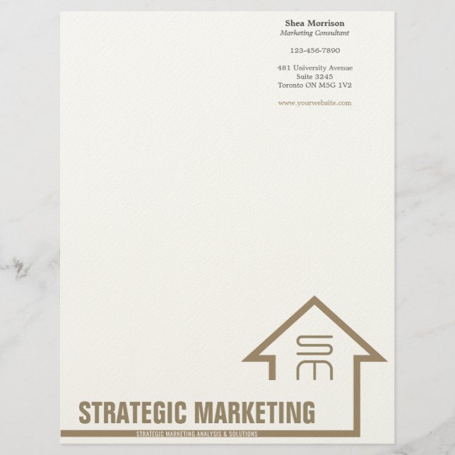 Strategic Marketing Letterhead (Front)