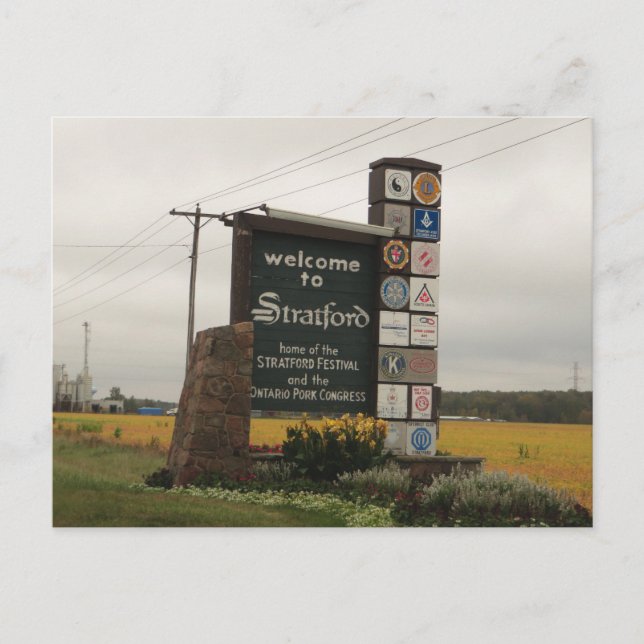 Stratford Ontario Canada Postcard (Front)
