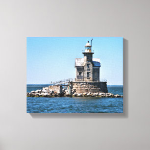 Stratford Shoal Lighthouse, Connecticut Canvas Print