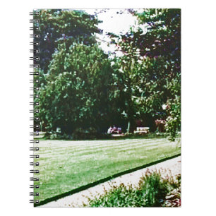 Stratford-upon-Avon England Garden snap-28838 jGib Spiral Notebook