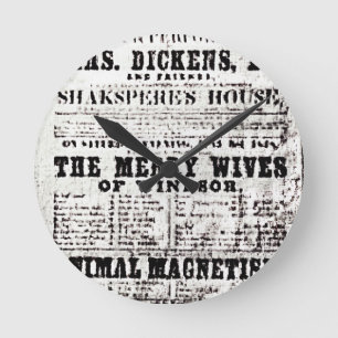 Stratford-upon-Avon Shakespeare's Artifacts3 jGib Round Clock