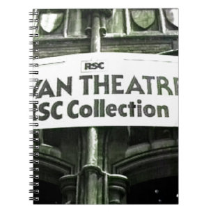 Stratford-upon-Avon Swan Theatre snap-27813 jGibne Spiral Notebook