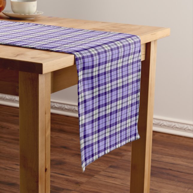 Strathclyde Scotland District Tartan Short Table Runner (In Situ)
