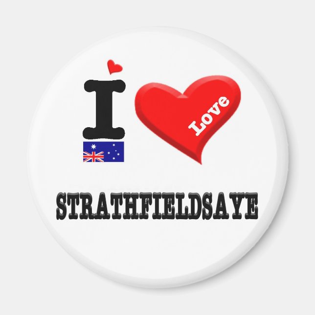 STRATHFIELDSAYE - I Love Magnet (Front)