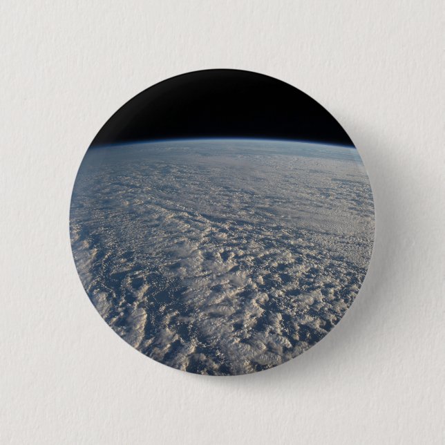 Stratocumulus Clouds Above The Pacific Ocean. 6 Cm Round Badge (Front)