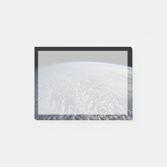 Stratocumulus Clouds Above The Pacific Ocean. Post-it Notes (Front)