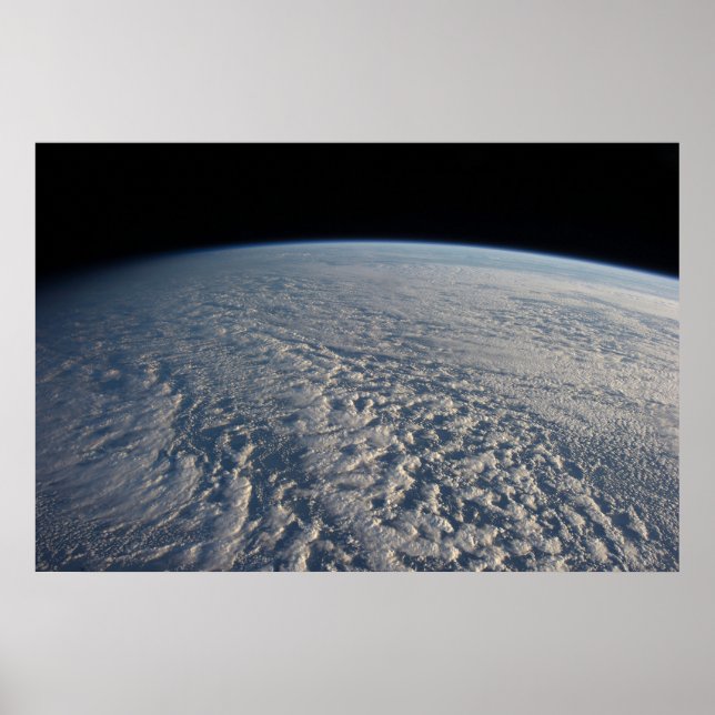 Stratocumulus Clouds Above The Pacific Ocean. Poster (Front)