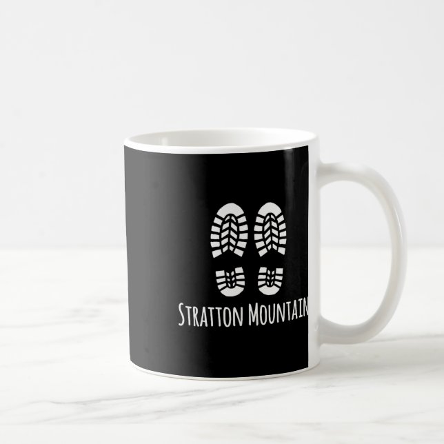 Stratton Mountain Vermont Hiking Hike Rustic Hiker Coffee Mug (Right)
