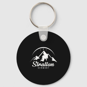 Stratton vermont ski resort skiing snowboarding  key ring