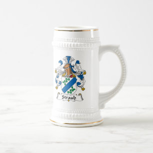 Straub Family Crest Beer Stein