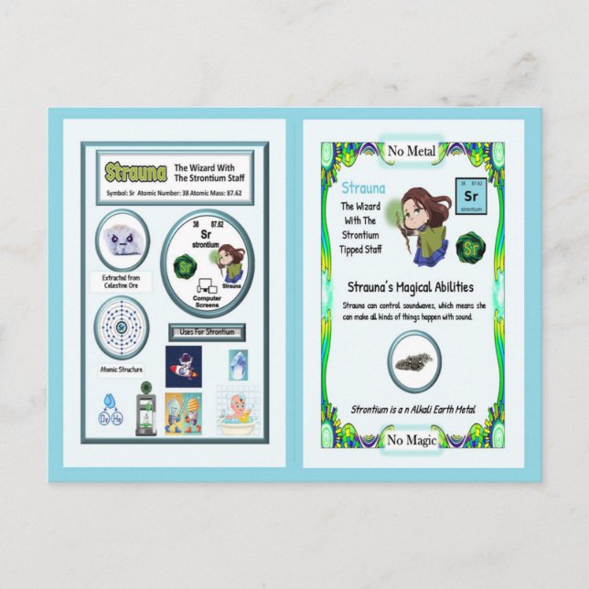 Strauna - Strontium Trading Card (Front)