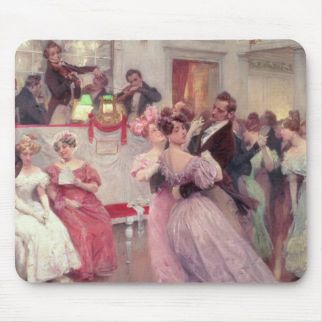 Strauss and Lanner - The Ball, 1906 Mouse Pad (Front)