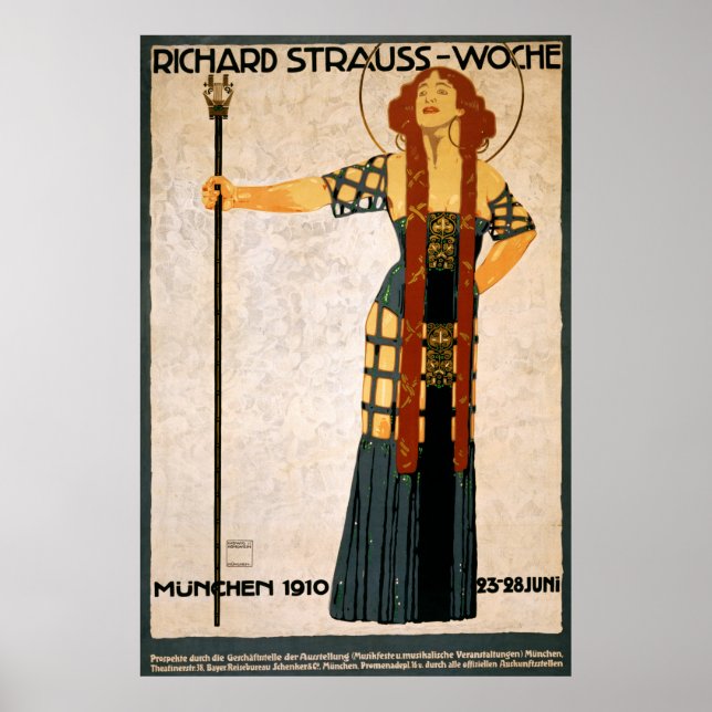Strauss Salome Opera Poster (Front)