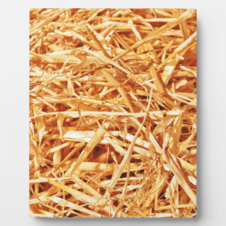 Straw, Abstract Design Plaque