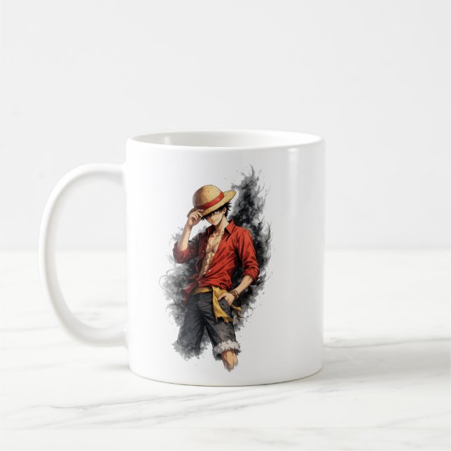 Straw Hat Adventure Watercolor Mug (Left)