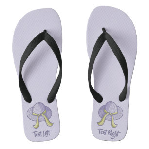 Straw Hat Lilac Jandals