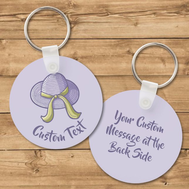 Straw Hat Lilac Key Ring (Creator Uploaded)