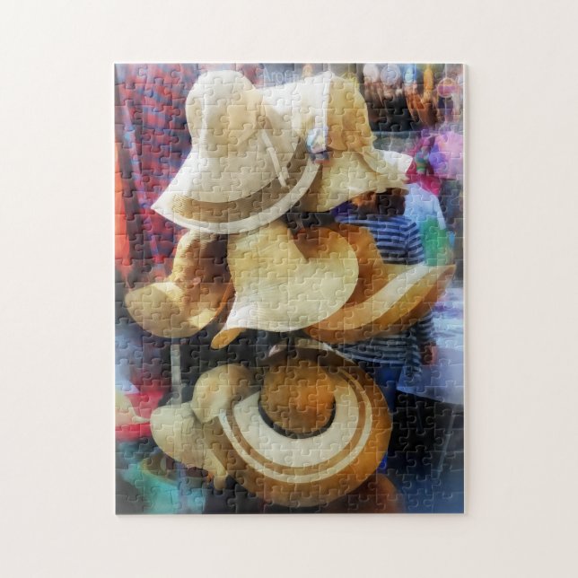 Straw Hats Jigsaw Puzzle (Vertical)